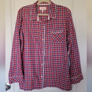 Victoria's Secret Plaid Pajama Set Size: XL